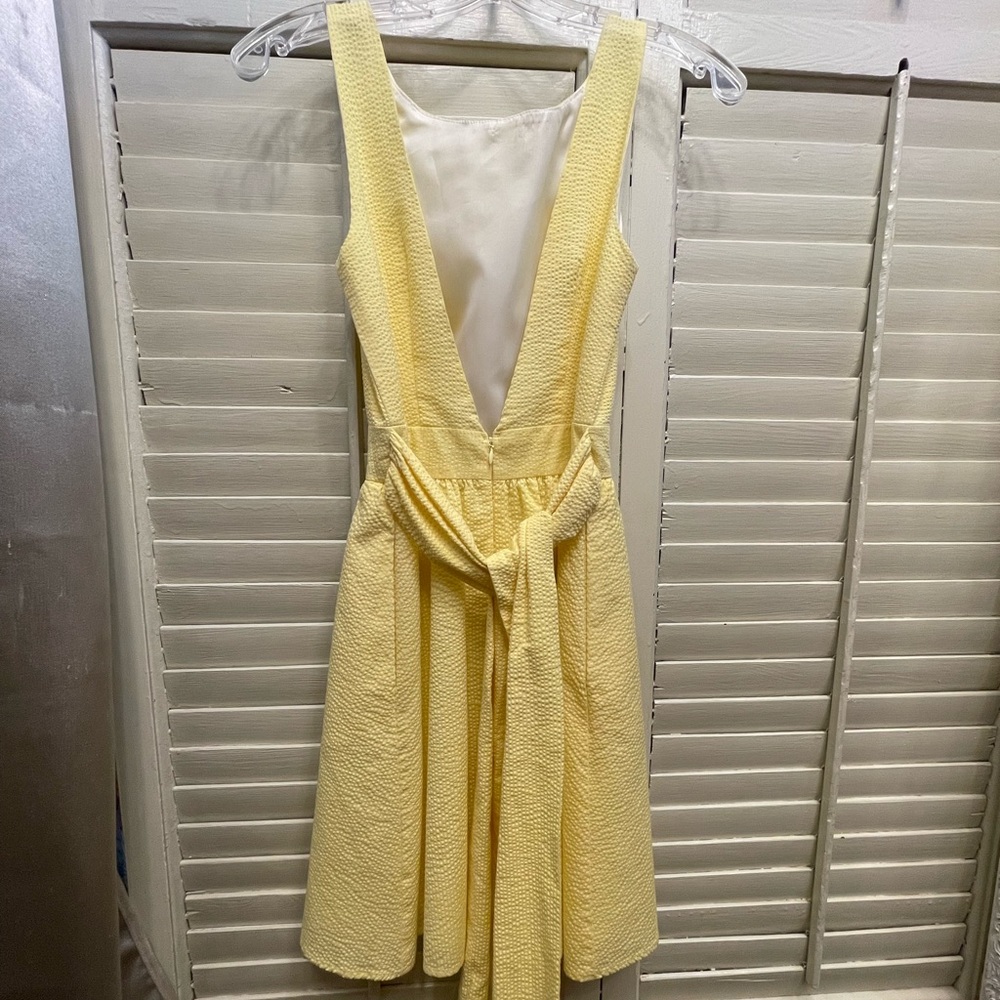 Lauren James Yellow Seersucker Dress - Picture 7 of 11